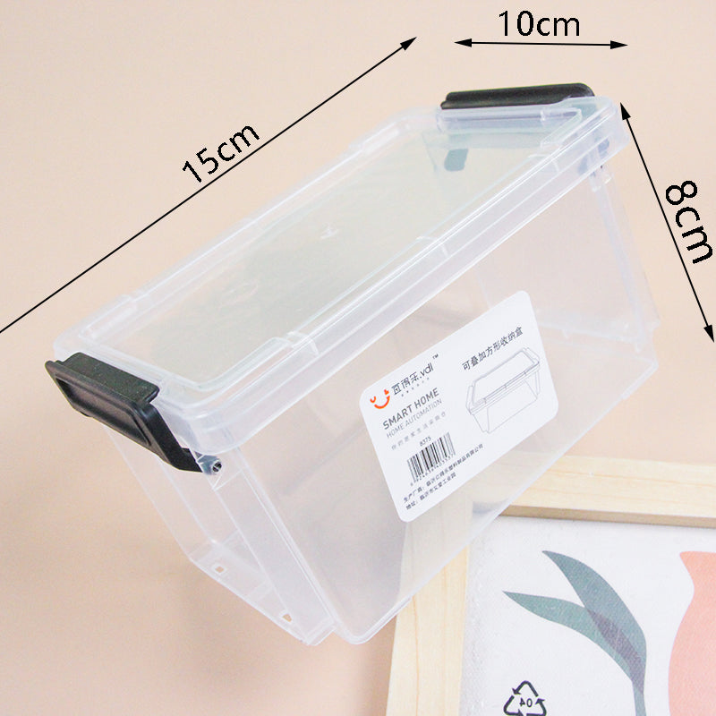 Stackable Square Storage Box – Space-Saving